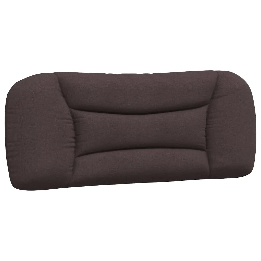 Letto con Materasso Hvar Marrone Scuro 100x200 cm in Tessuto