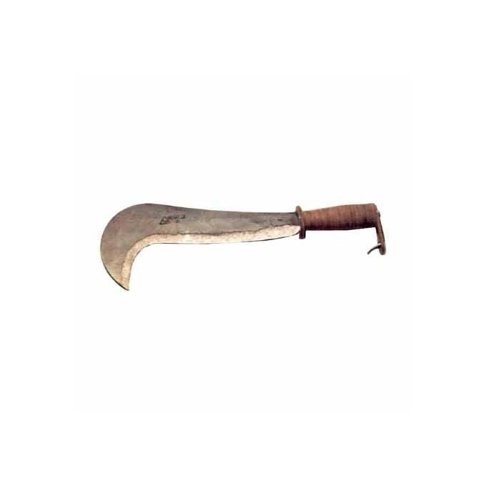 Rinaldi ART. 104 N. 3 Roncola Varese acciaio forgiato manico in cuoio con gancio lama 31 cm