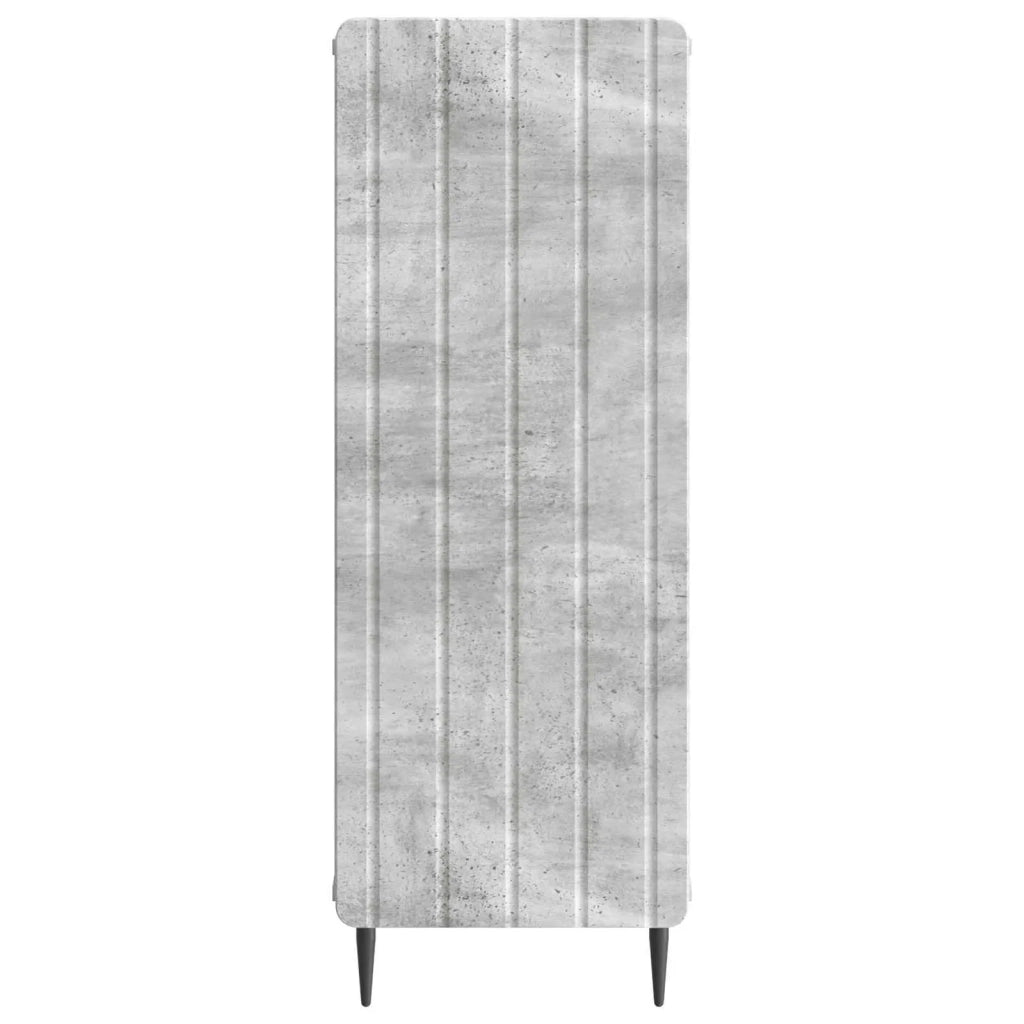 Credenza Grigio Cemento 34,5 x 33 x 92 cm Legno ingegnerizzato 894368