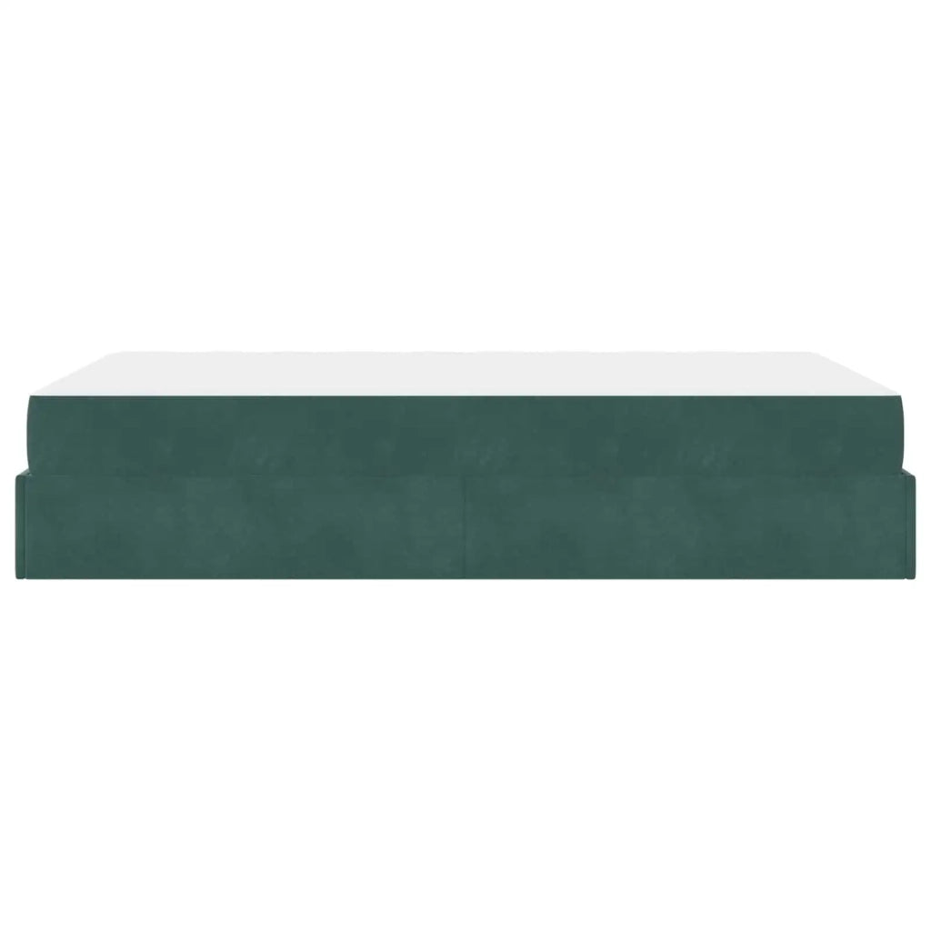 Struttura letto con materasso 2 pcs Verde Velluto 3399549