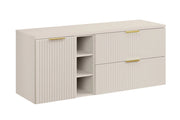 Set mobili bagno 140 cm con piano Adel Cashmere 140 cm