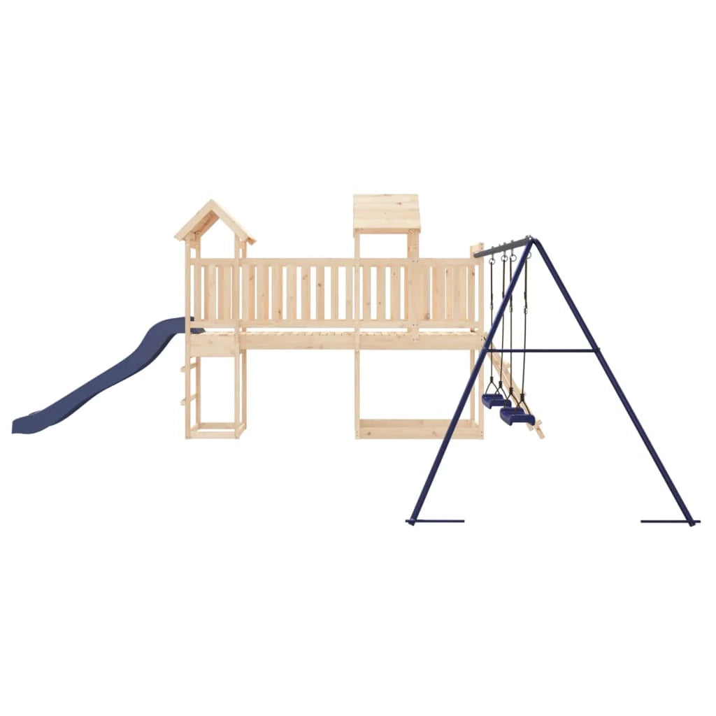Area giochi da esterno 313 x 525 x 214 cm legno massello di pino 02_0004640