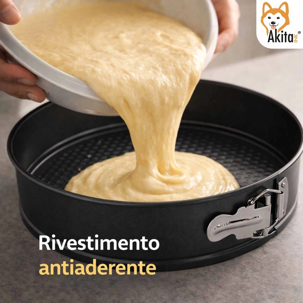 Akitaink Stampo Torta a Cerniera 26 cm Antiaderente