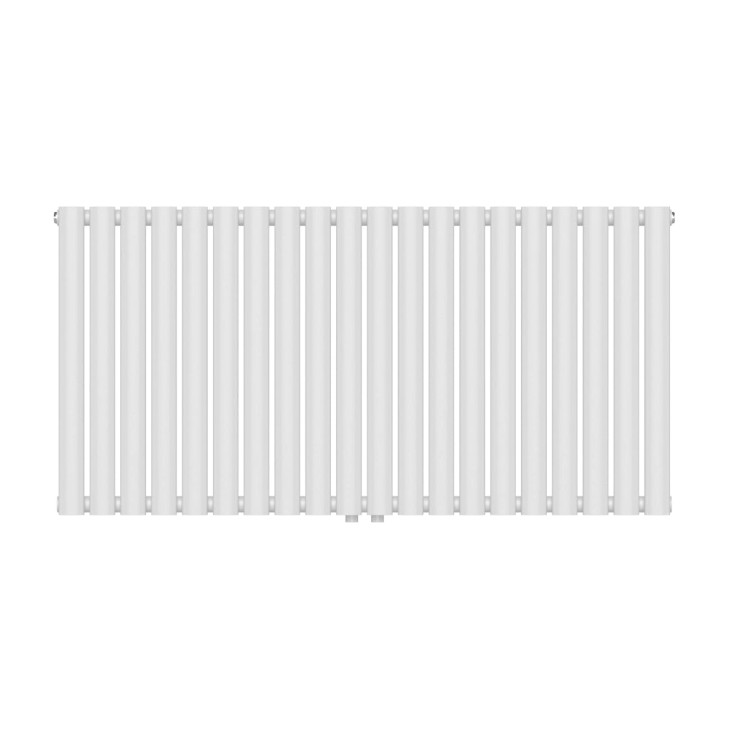 Termosifone Nore ad Acqua Calda Pannello Singolo con Elementi Tubolari 60 x 120 cm - Bianco [neu.haus]
