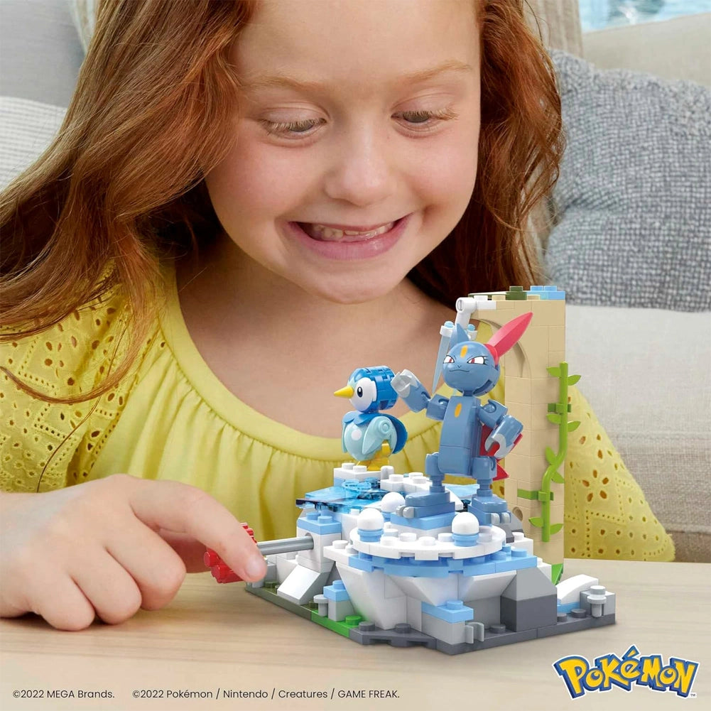 MEGA Pokémon Piplup e Sneasel Divertimento sulla Neve Set Adventure 171 Pezzi