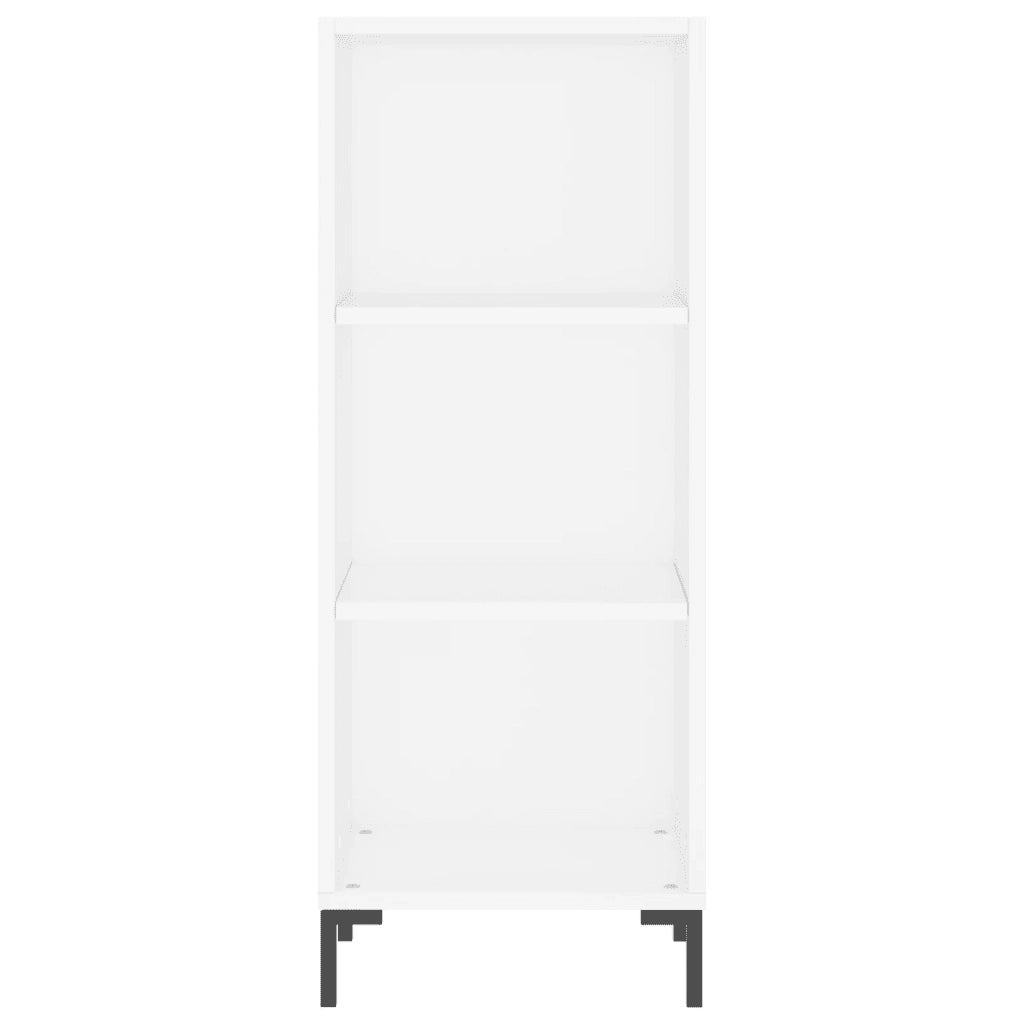 Credenza Bianca 34,5x34x180 cm in Legno Multistrato 3200321