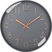 Orologio da Parete, stile, silenzioso, moderno orologio da parete, alimentato da batterie, per salotto, cucina, ufficio, decorazione, 20,3 cm