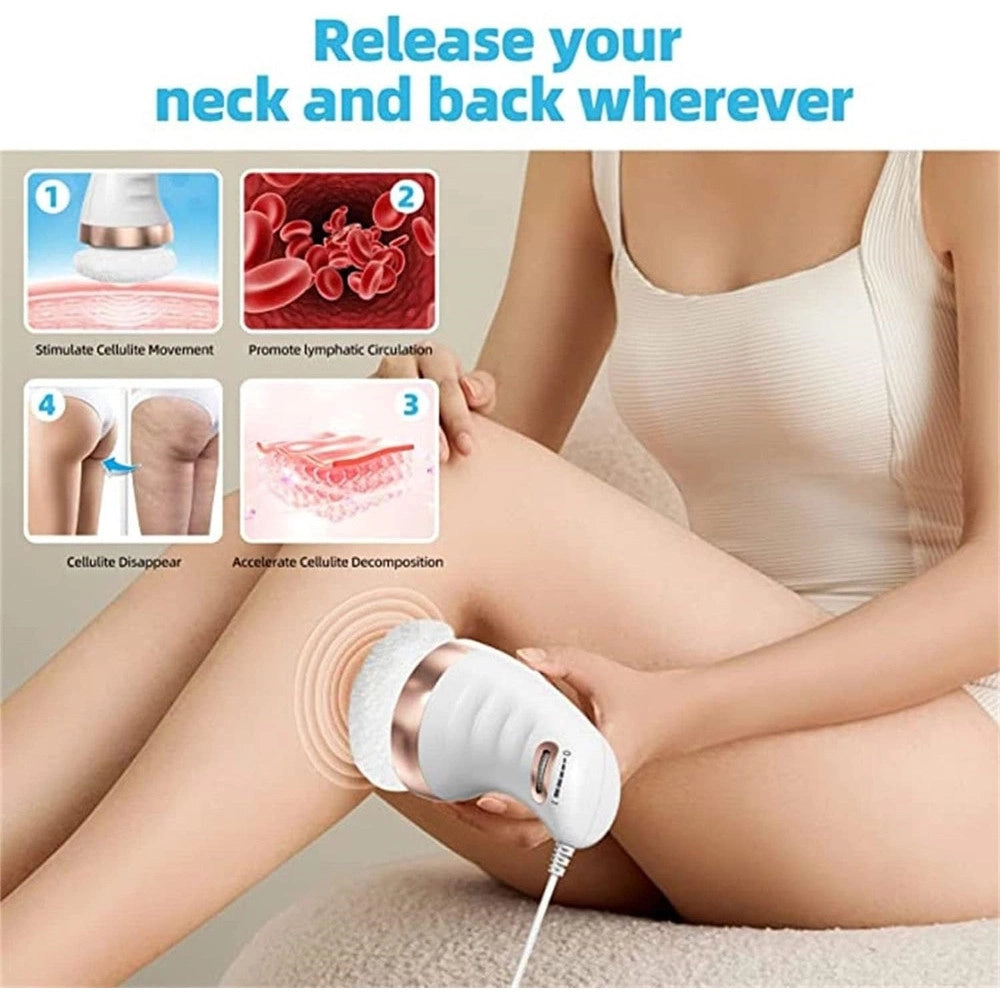 Trade Shop - Massaggiatore Multifunzione Per Corpo Dimagrante Massaggio Portatile Rimozione Cellulite -
