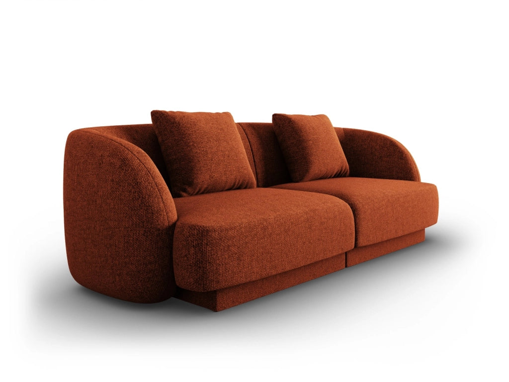 Cosmopolitan Design - Divano "Tulum" 2 posti in ciniglia terracotta 