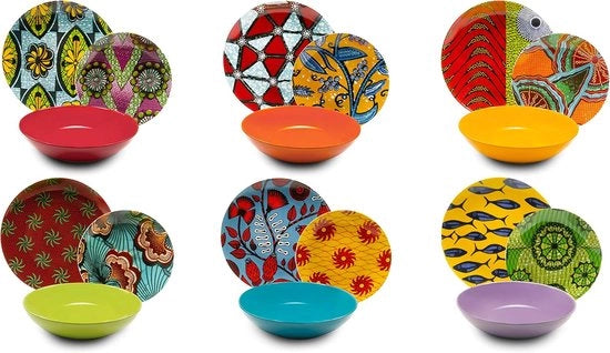 Set da tavola per 6 persone - Set di piatti per 6 persone