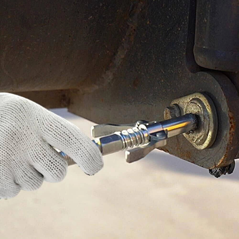 Trade Shop - Ugello Accoppiatore Per Ingrassatore Pompa Grasso Autobloccante A Molla 07437 -