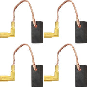 Due Paia di Borchie di Rimpiazzo a Carbone per Strumenti Elettrici - Compatibile con Strumenti a Batteria 6.3x6.3x14mm