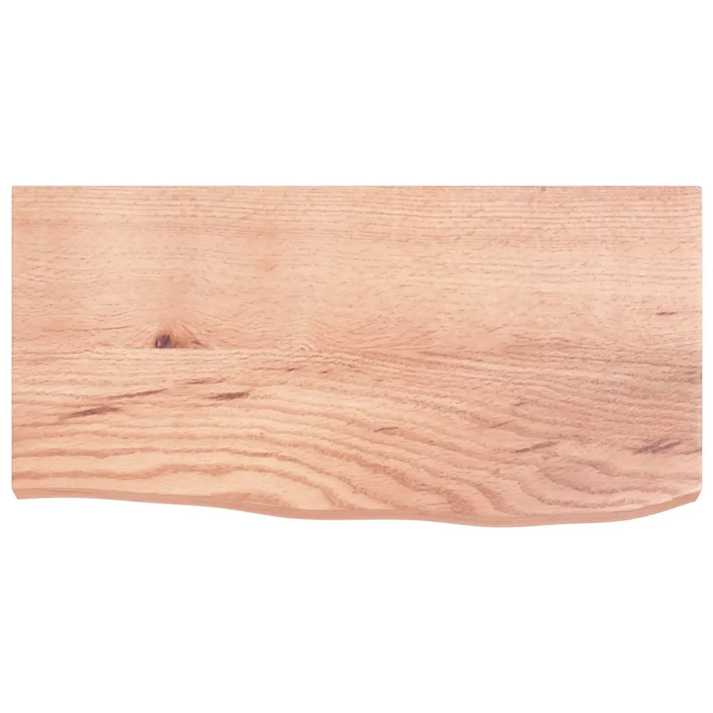 Piano Bagno Marrone 60x30x(2-4) cm Legno Massello Trattato CFW8945115