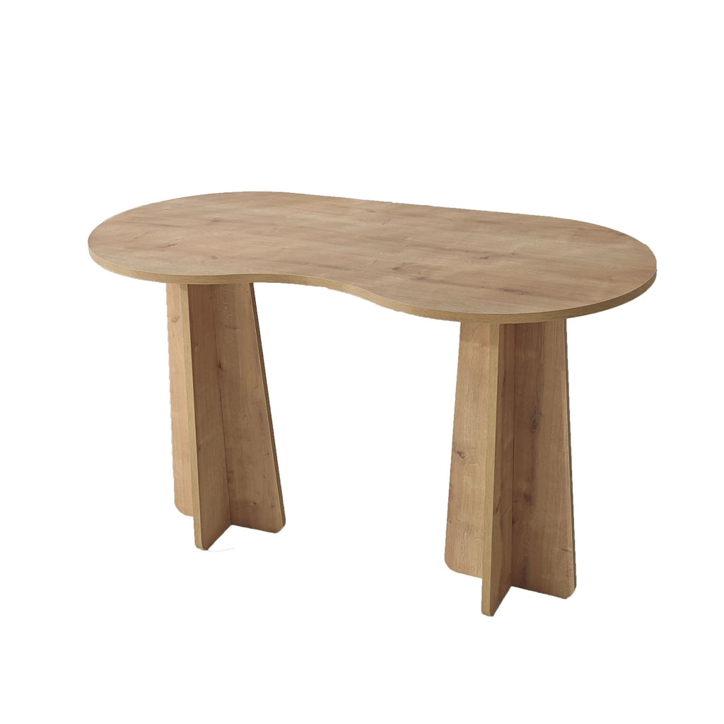 Scrivania "infinita" in legno 120 x 60 x 75 cm - Rovere zaffiro