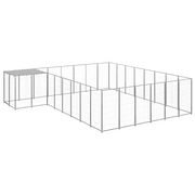 Gabbia per Cani Argento 15,73 mÂ² in Acciaio   cod mxl 44103