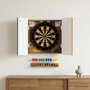 Armadio per Dartboard ZWOLLE Rovere Fumo 52,5 x 10,5 x 57,5 cm 896450