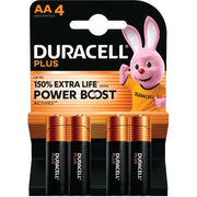 PILA STILO AA PLUS POWER BOOST DURACELL - ALCALINA VOLT 1,5 CF=PZ 4- 20 confezioni