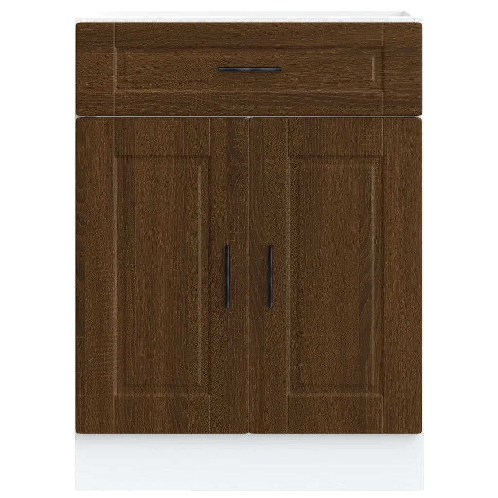 Base da Cucina Porto Rovere Marrone in Legno Multistrato 853974