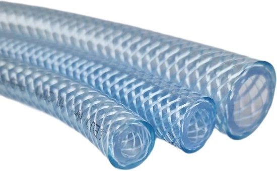Slang PVC trasparente per metro - Qualità alimentare, per acqua e aria compressa - 19 x 26 mm