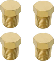 Fissaggio a goccia in ottone per tubi 1/8" NPT - 4 pezzi.