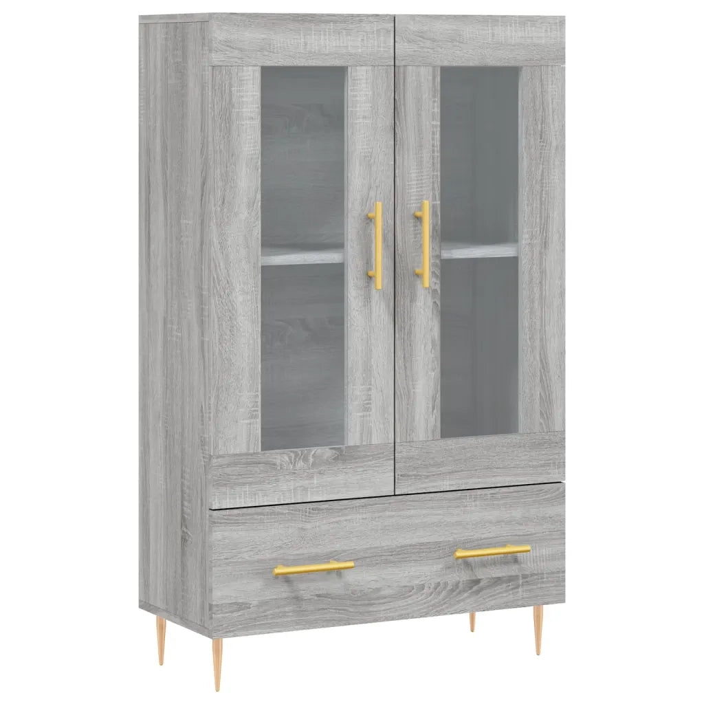 Credenza Grigio Sonoma 69,5x31x115 cm in Legno Multistrato 828290