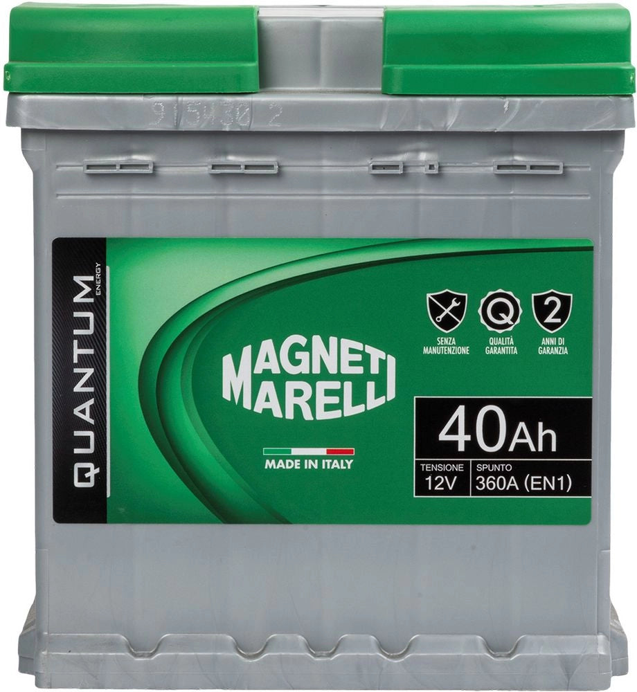 Magneti Marelli Batteria per auto 40AH 12V 330A EN1 per cassetta L0