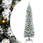 Albero di Natale | Decorazioni natalizie artificiale con 300 LED Bianco 210 cm