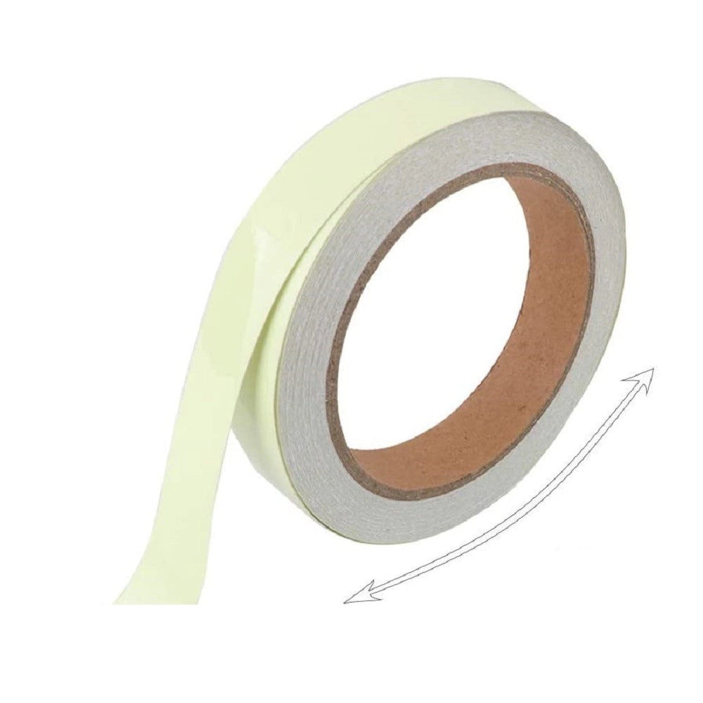 Trade Shop - Nastro Luminoso Adesivo Fluorescente Sicurezza Impermeabile Luce Verde 3mt X 3cm -
