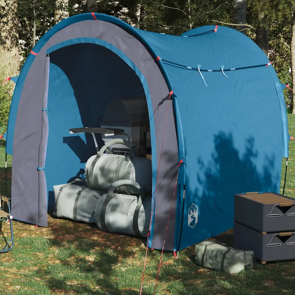 Tenda Portaoggetti-Tenda deposito da esterno Blu Impermeabile 890368