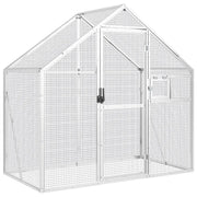 Voliera Argento 179x100x185 cm in Alluminio CFW9130400
