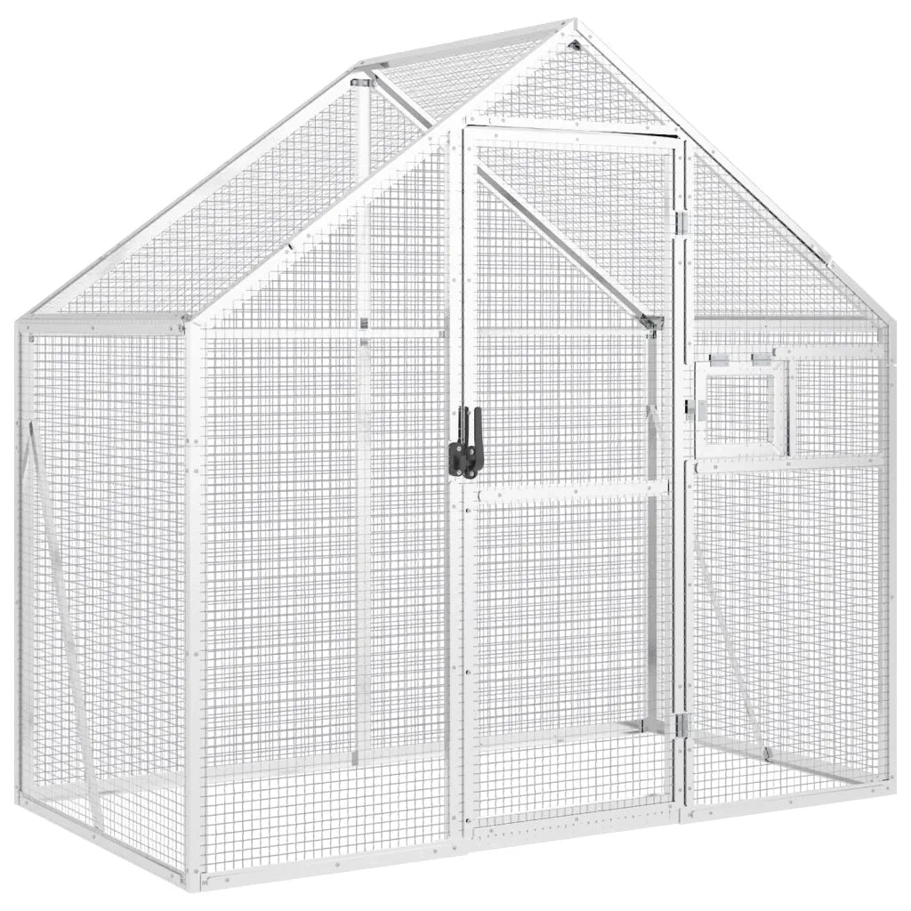 Voliera Argento 179x100x185 cm in Alluminio CFW9130400