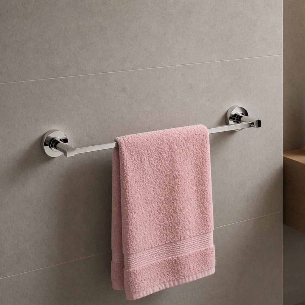 Porta asciugamani ottone cromato lucido serie luparia 2 misure *** misura 60 cm, confezione 1