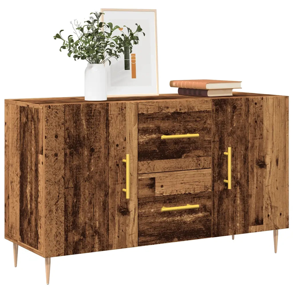 Credenza Legno Antico 100x36x60 cm in Legno Multistrato 857318