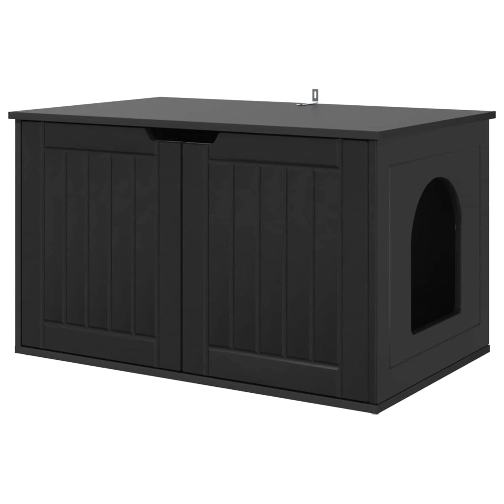 Casa per Gatti Nero 85 x 55 x 50,5 cm Legno multistrato