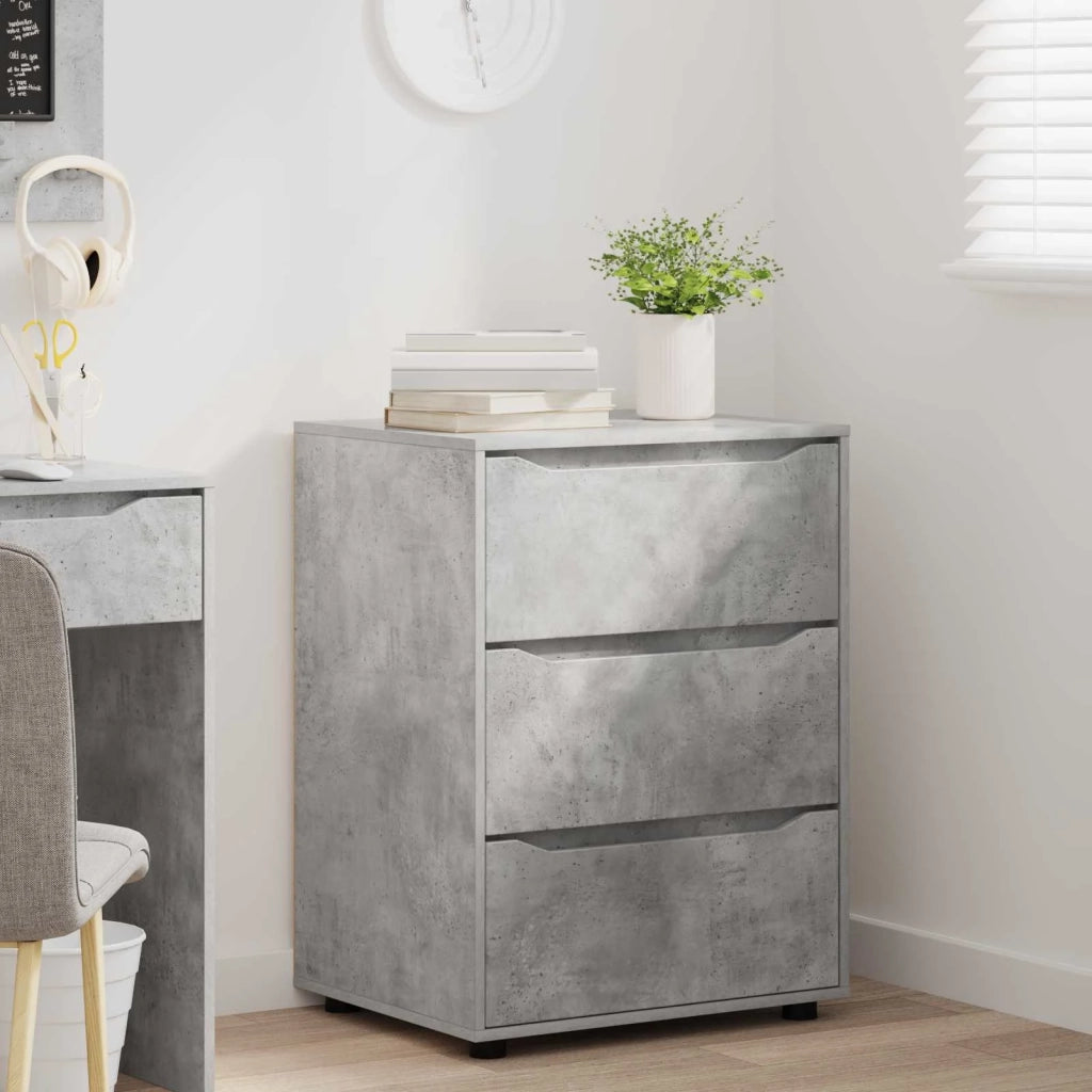 Armadio Grigio cemento 60 x 48 x 81 cm Legno multistrato 888860