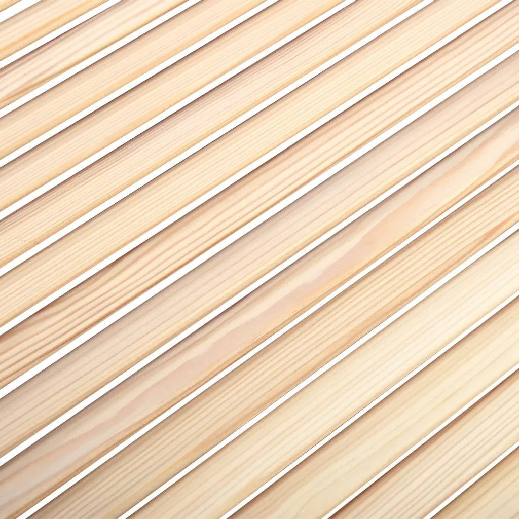 Ante con Design a Lamelle 2 pz 69x49,4 cm in Legno di Pino 151128