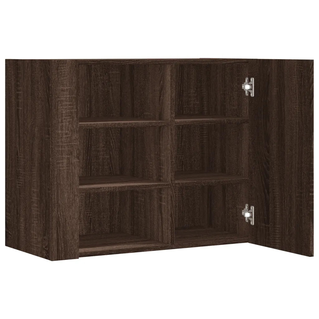 Armadietto a Muro | Mobile a Parete Rovere Marrone 75x35x60 cm in Truciolato