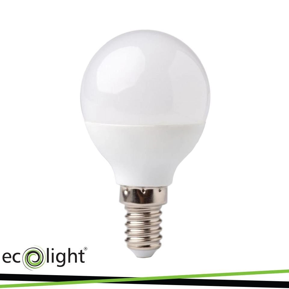 LAMPADA SFERA OPALE LED 7W E14 L/CALDA