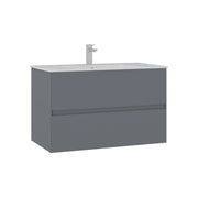 Mobile lavabo "Nest 91 v2" - 91 x 51 x 55 cm - Grigio opaco