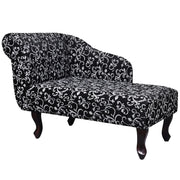 Sedia a Sdraio Nera e Bianca in Tessuto cod mxl 68931