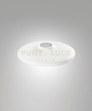 3804-58-102 DIFFUSORE/PARALUME IN METALLOBIANCO D.25CM H.4,5CM PER KIT LUCI 8W