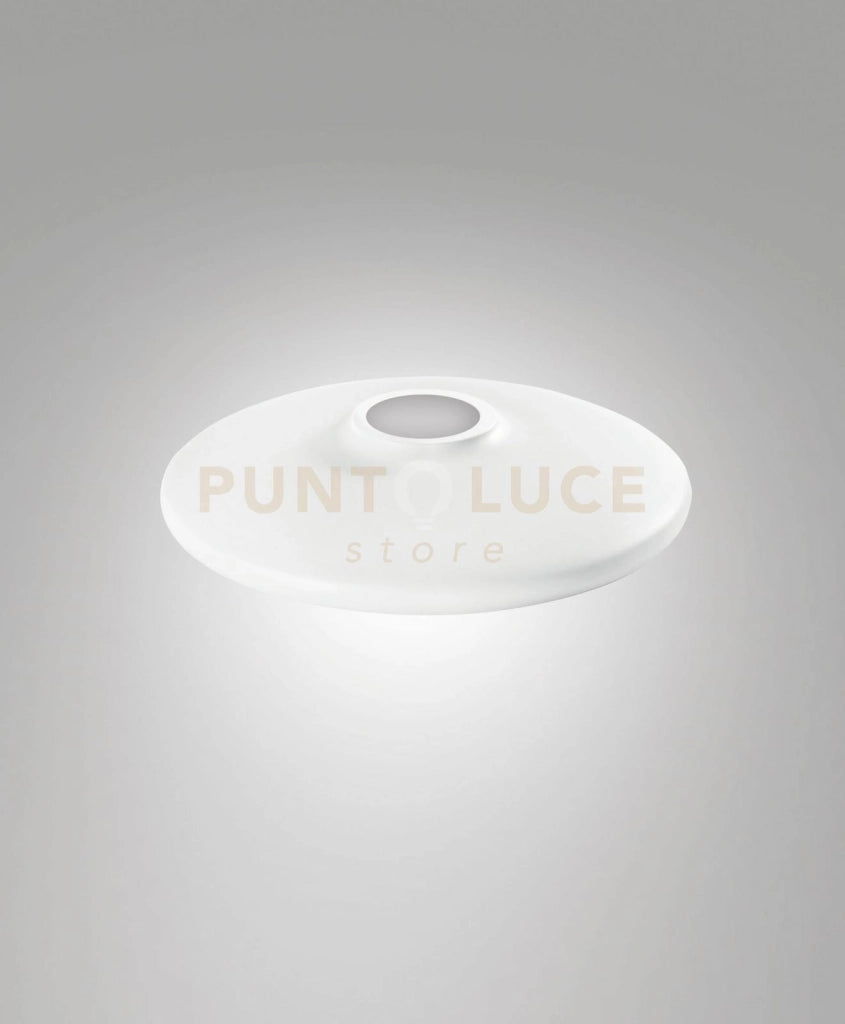 3804-58-102 DIFFUSORE/PARALUME IN METALLOBIANCO D.25CM H.4,5CM PER KIT LUCI 8W