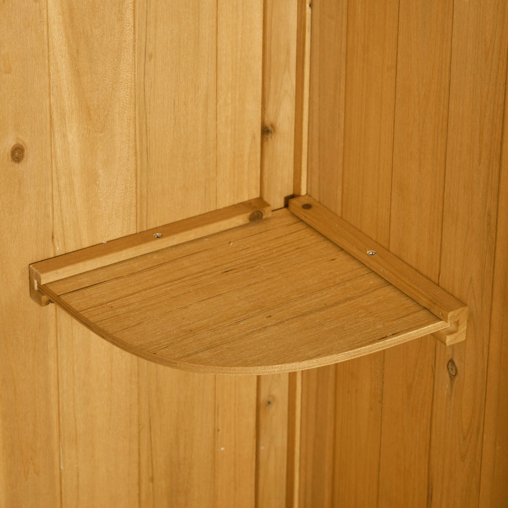Armadio da giardino ¨C zephmum ¨C 77x54x179 cm giallo