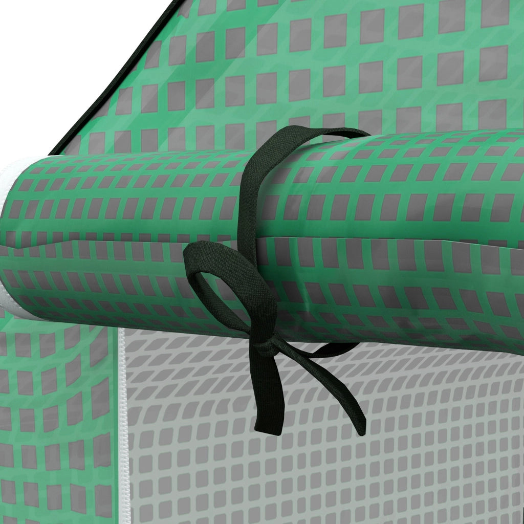 Tenda da giardino ¨C zephmum ¨C 140x143x190 cm verde con finestra e porta