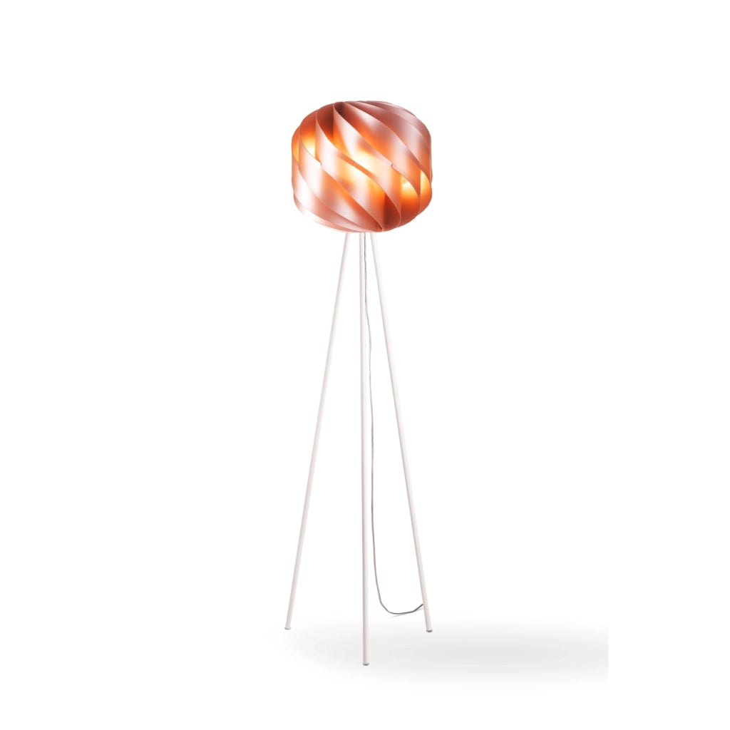 Piantana Moderna 3 Piedi Globe Polilux ® Rame E Metallo 1 Luce E27