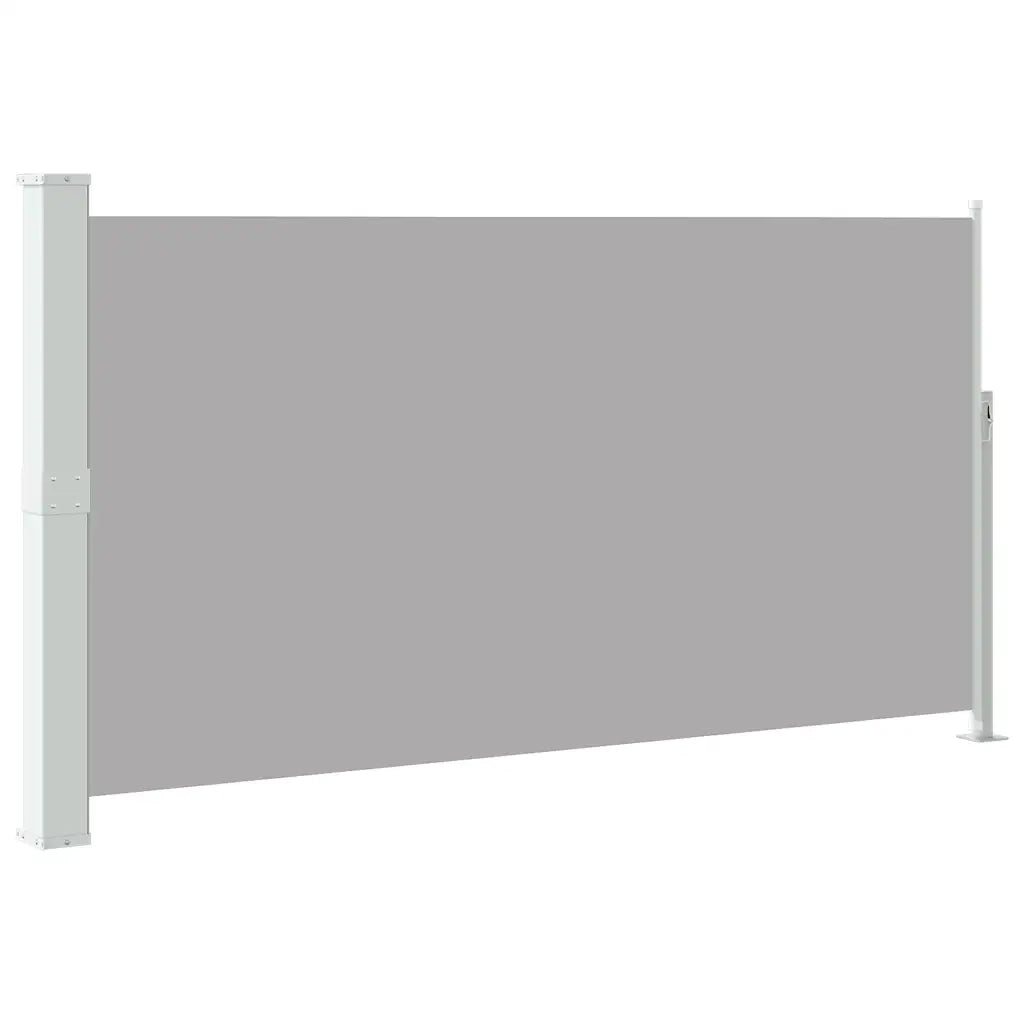 Tenda Laterale Retrattile per Patio 170x300 cm Grigio 48368