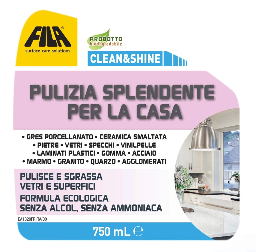 Detergente spray Clean & Shine FILA multi uso 750 ml