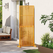 Schermo Privacy  per Interni/Esterni 200 cm in Legno Massello di Acacia