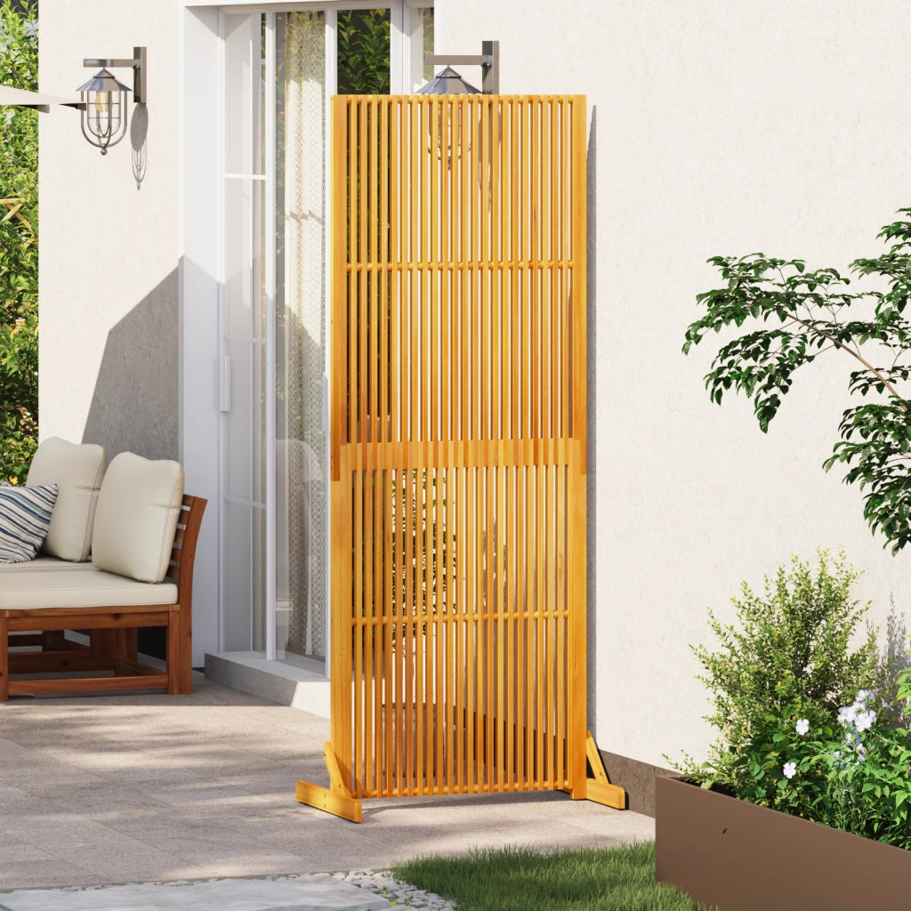 Schermo Privacy  per Interni/Esterni 200 cm in Legno Massello di Acacia
