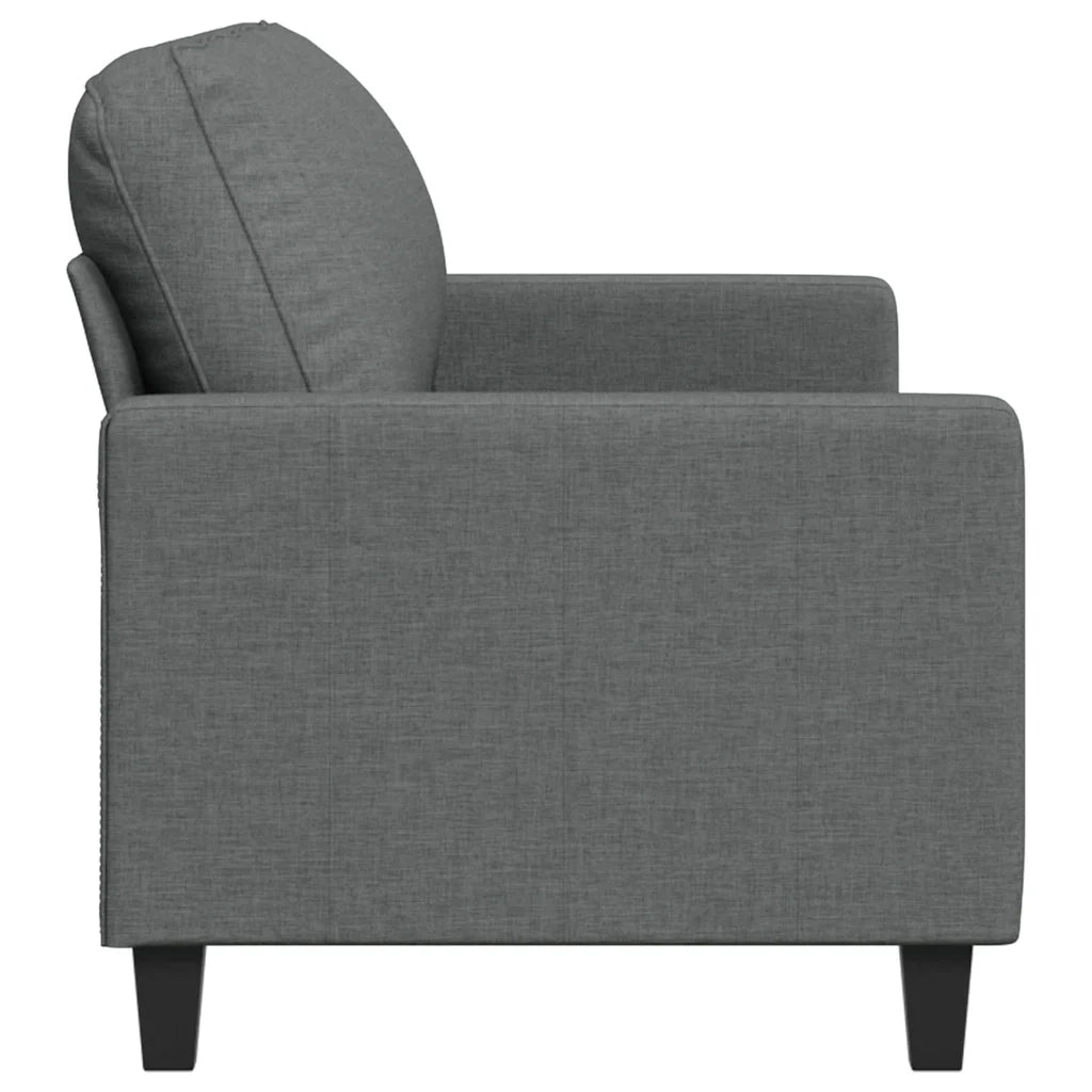 Divano a 3 Posti Grigio Chiaro 180 cm in Tessuto 359172